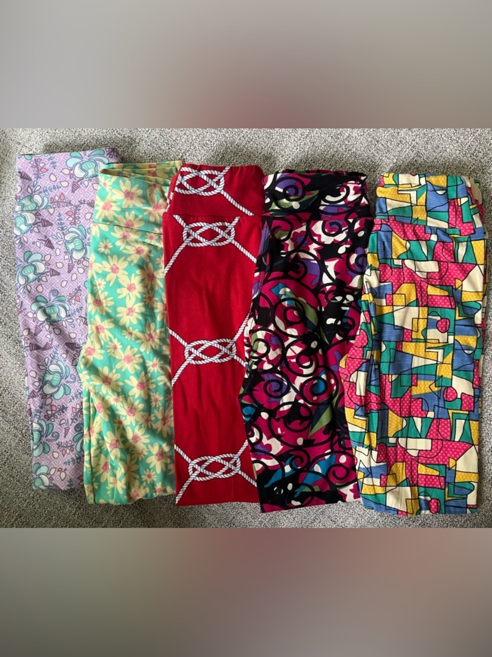 Lularoe Tween Leggings set of 5 NWOT